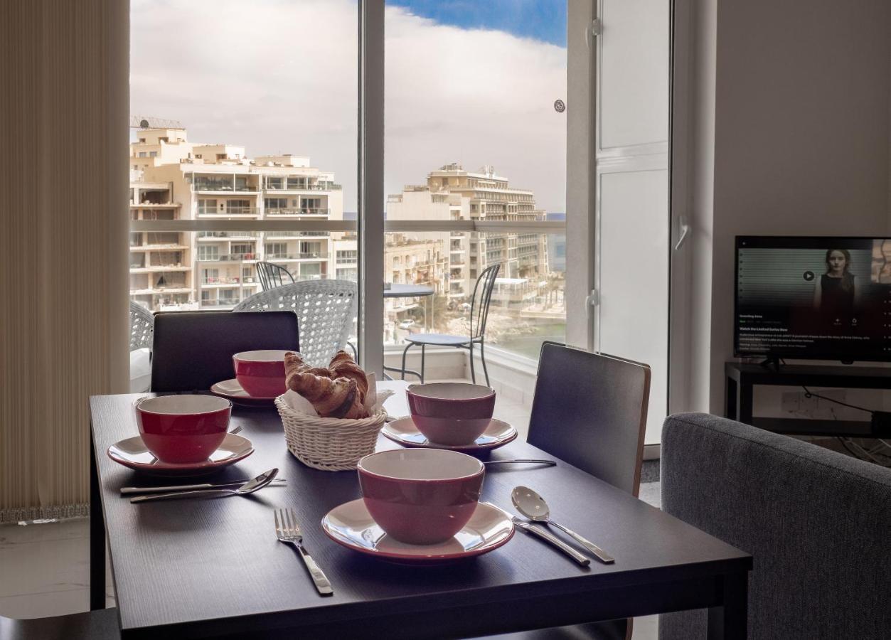 Apartamento 6Th Floor Spinola Seaview In St Julians San Julián Exterior foto