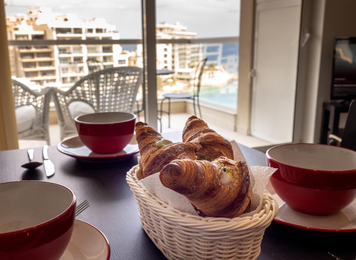 Apartamento 6Th Floor Spinola Seaview In St Julians San Julián Exterior foto
